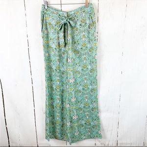 Anthropologie Maeve Island Wide Leg Pants